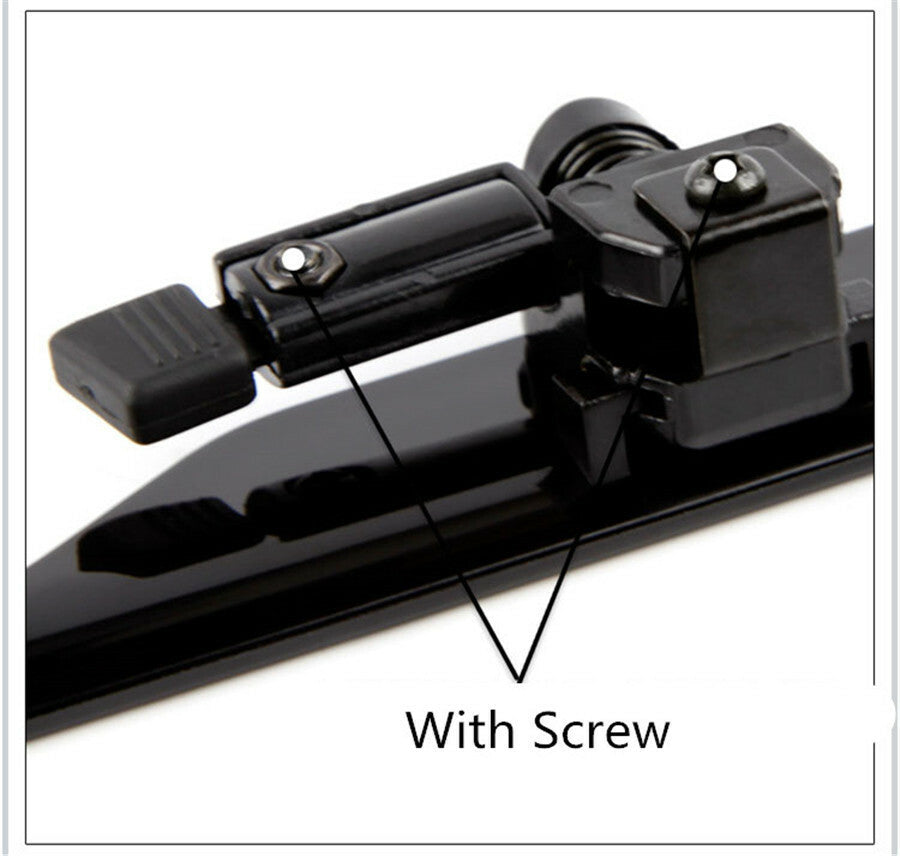 2PCS Car Windscreen Wiper Pressurizer Stand Wing Blade Protector Spoiler Black