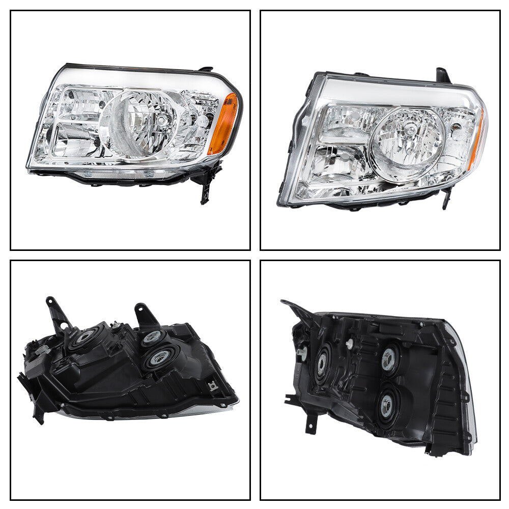  LED headlights for 2007-2011 W204 C-Class DRL headlight upgrade 