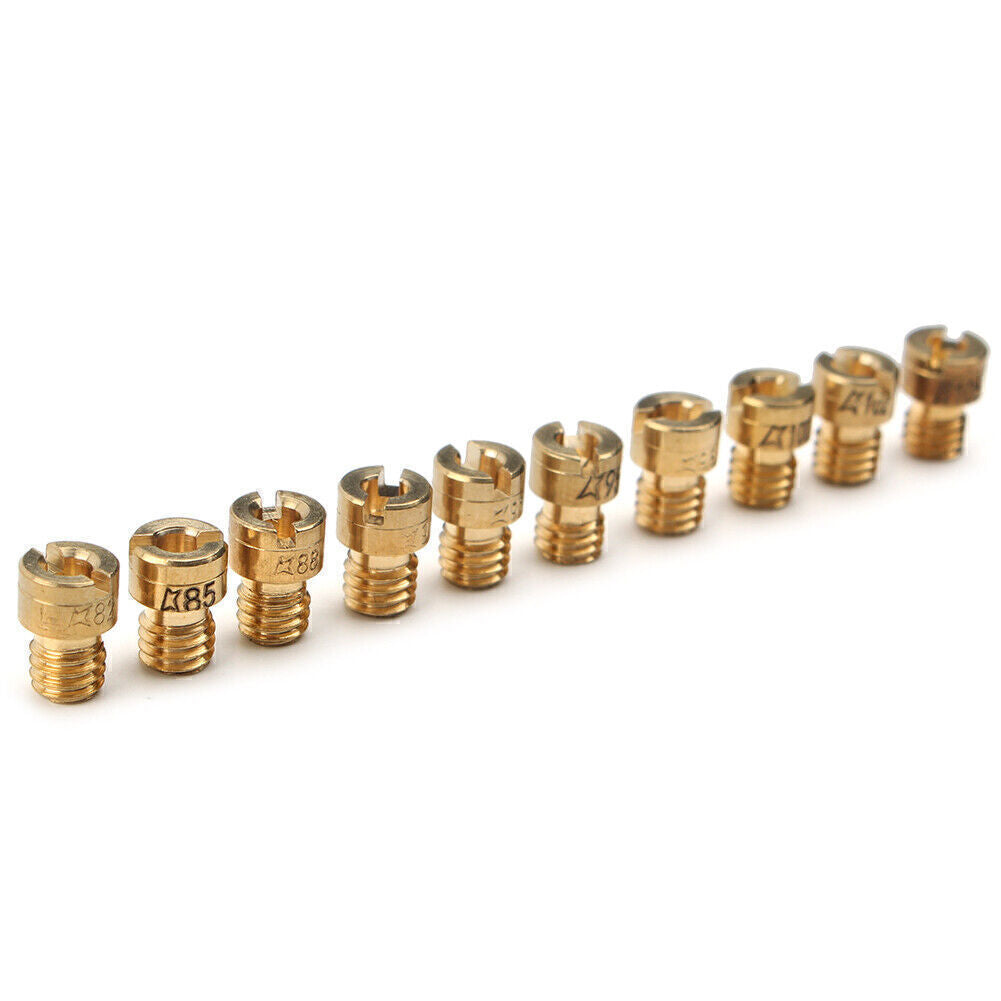 10x Carburetor Main Jet For GY6 50cc 139QMB 4-Stroke Scooter Carb PZ19 #82-105 Q