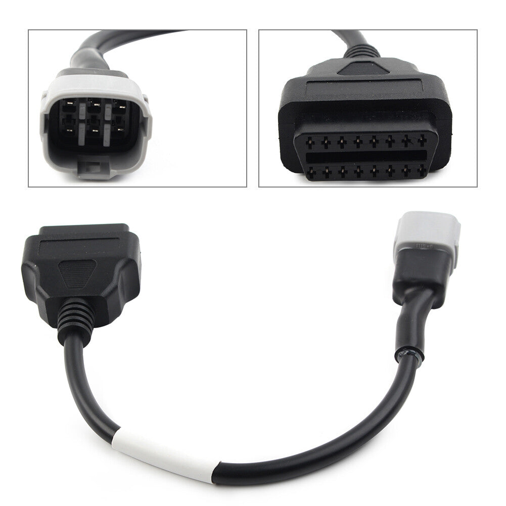 for Suzuki GSX-R 1000 R 6Pin OBD2 Motorcycle Diagnostic Adapter Code Connector