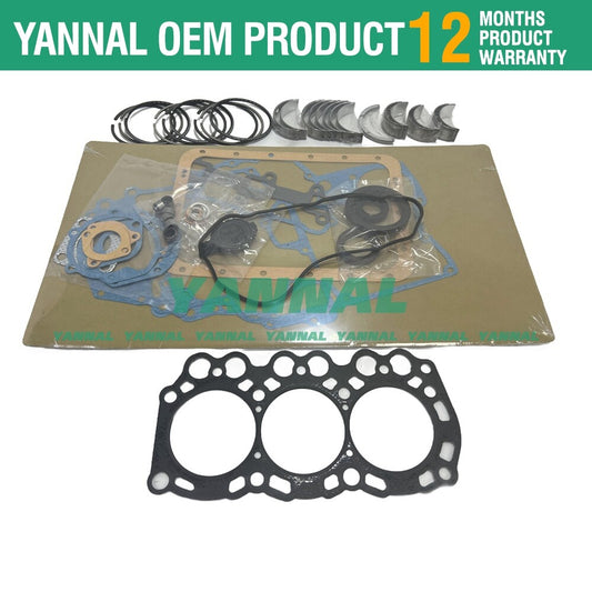 L3E Overhaul Kit for Engine Repair Parts: Piston Rings, Bearing Gaskets -