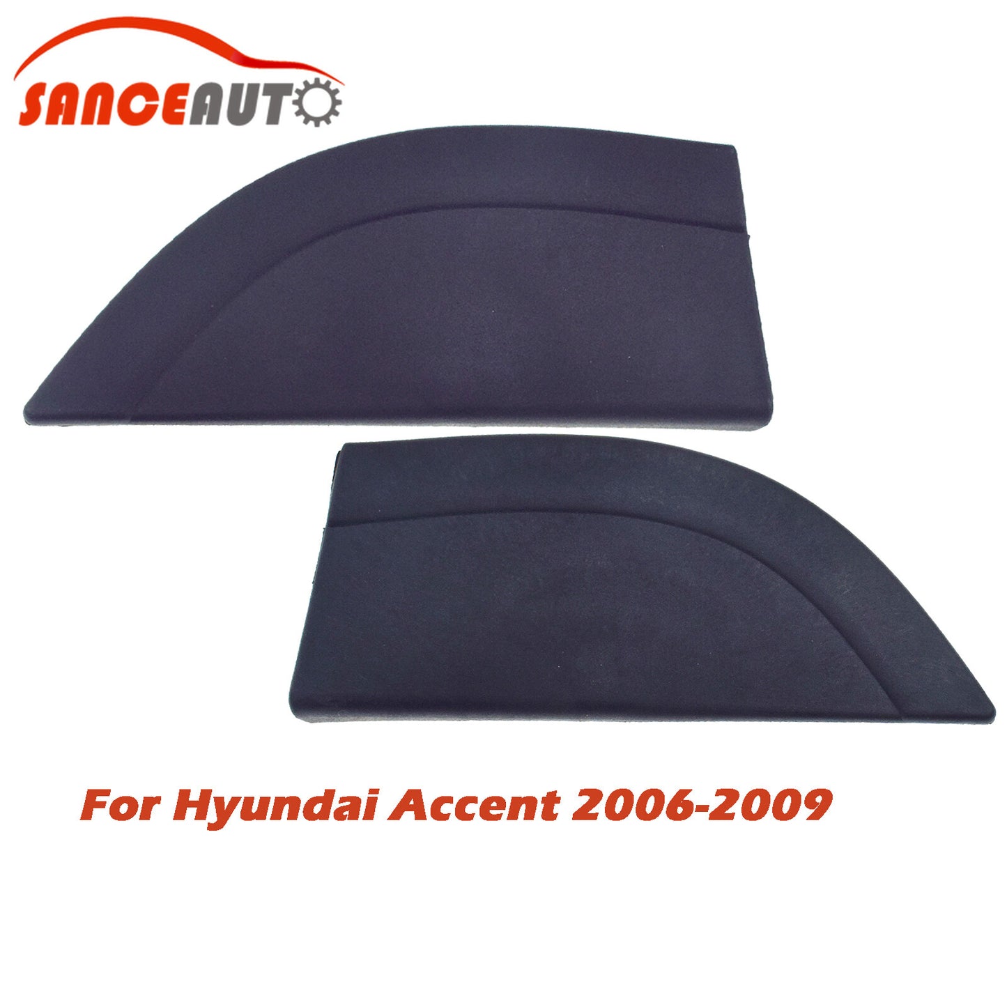 2-pack suitable for modern accent 06-10 back door delta molding LH right hand 838301E000, 838401E000- n