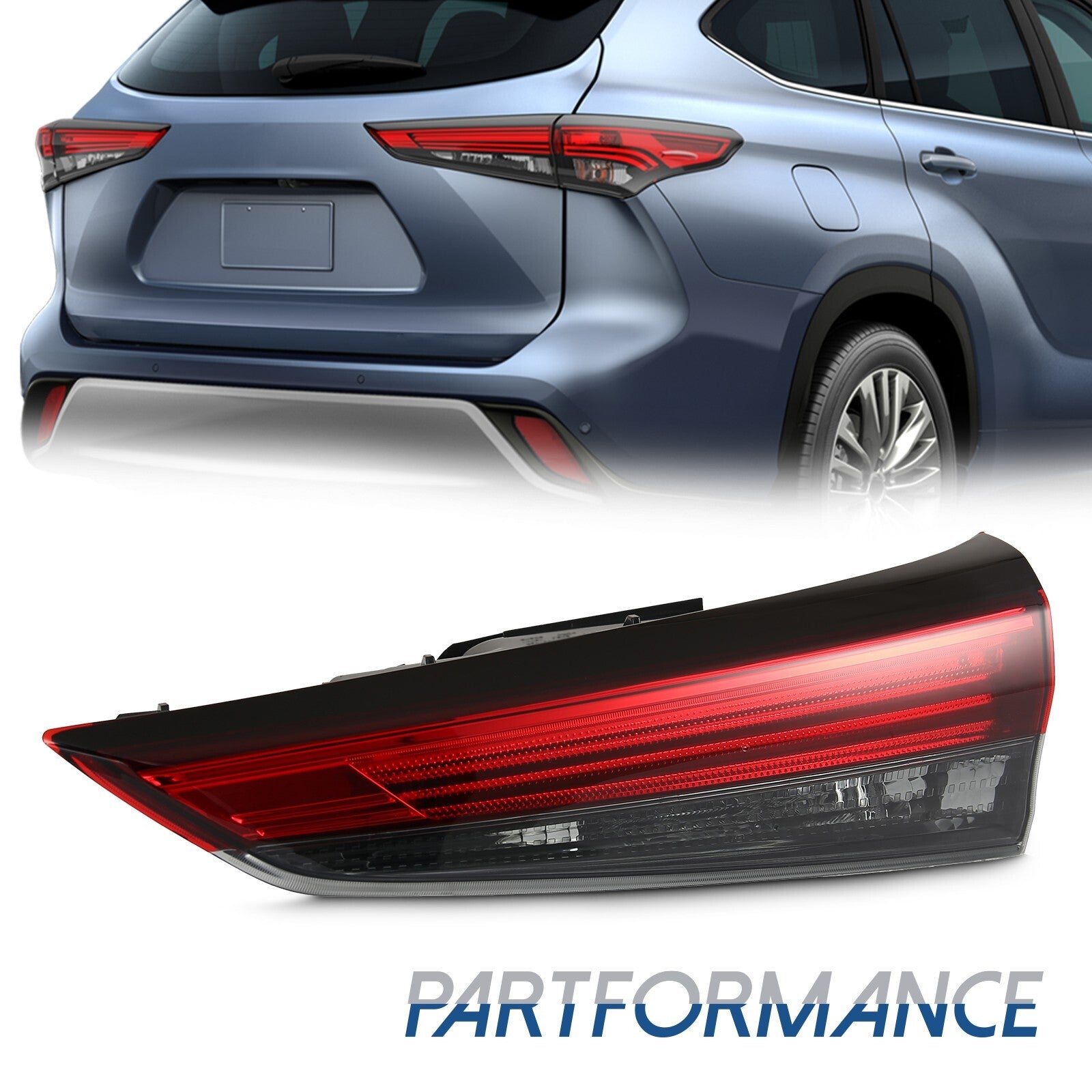 For 2020 - 2022 Highlander Interior Tail Light Rear Light Right Hand Passenger Side 815800E180- v