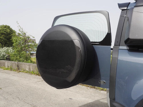 Tailgate Trunk Spare Tire Cover Dry Carbon Fiber for Land Rover for Defender 2020-23