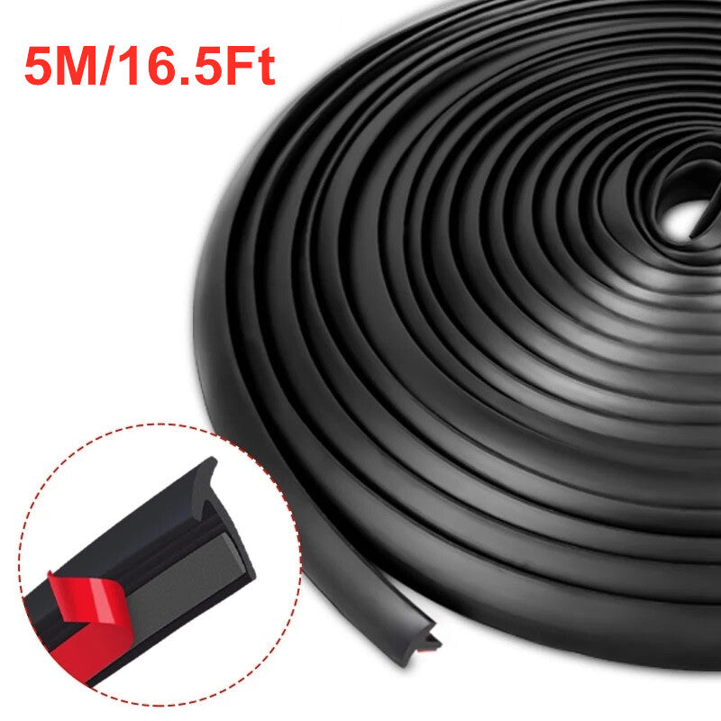 16.5ft for Chevrolet T Shape Rubber Seal Weather Strips Door Edge Moulding Trim