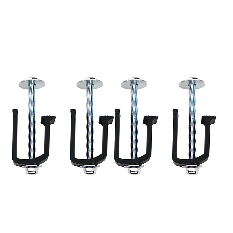 4¡ÁPickup Truck Bed Tool Box Clamps Aluminum Tie Downs Clips Toolbox Mounting Kit