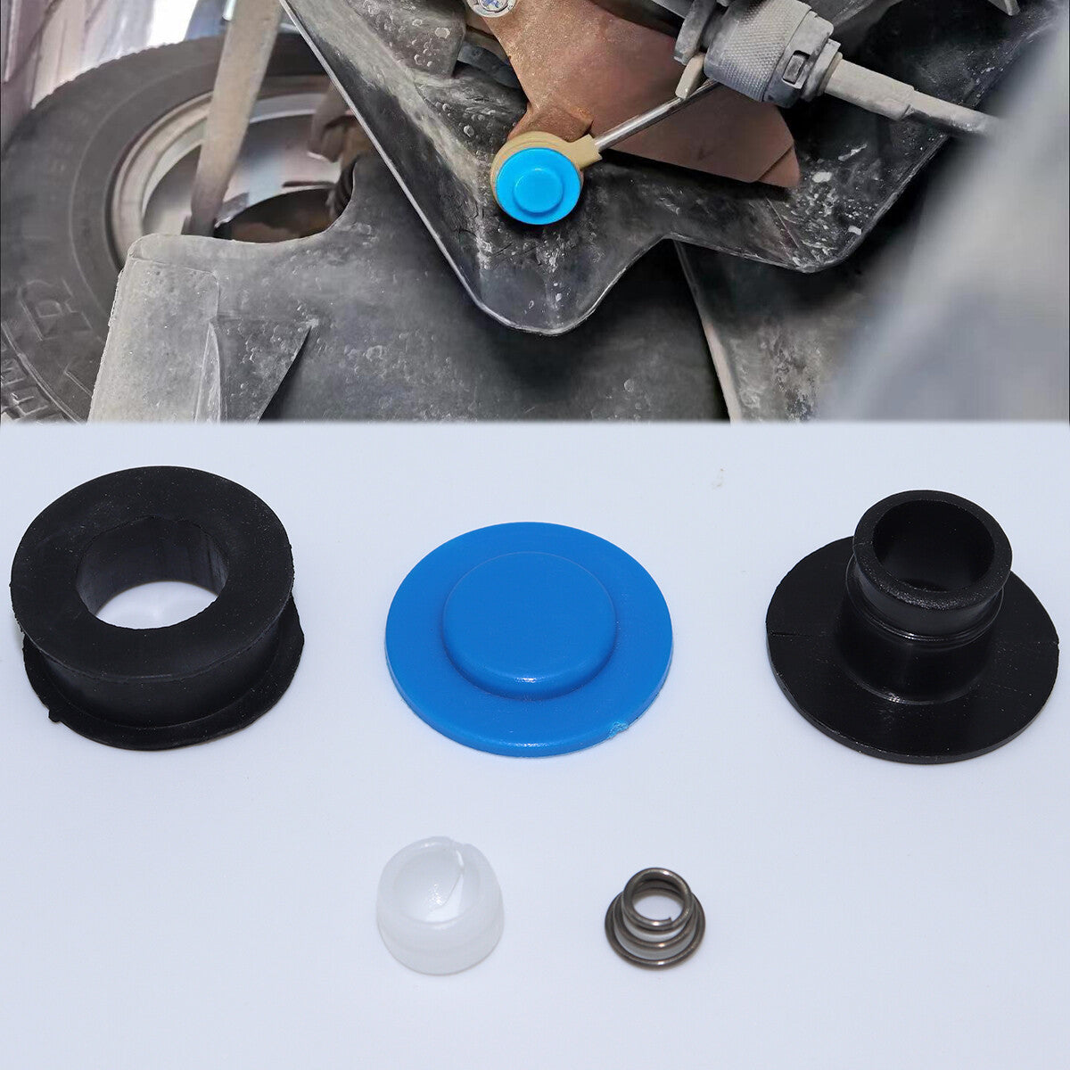 2Pcs Manual Gear Selector Cable Linake End Bushing for Vauxhall Astra H 6 Speed