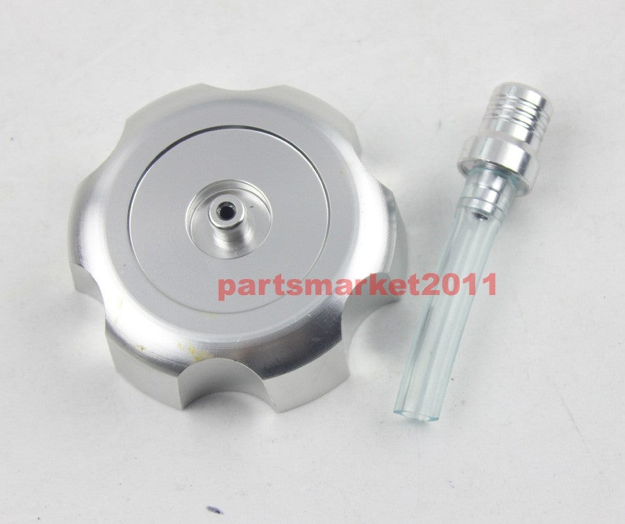 39MM Silver CNC Billet Fuel Tank Gas Cap 50CC-125CC ATV Quad Taotao Roketa NST