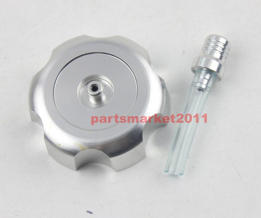 39MM Silver CNC Billet Fuel Tank Gas Cap 50CC-125CC ATV Quad Taotao Roketa NST