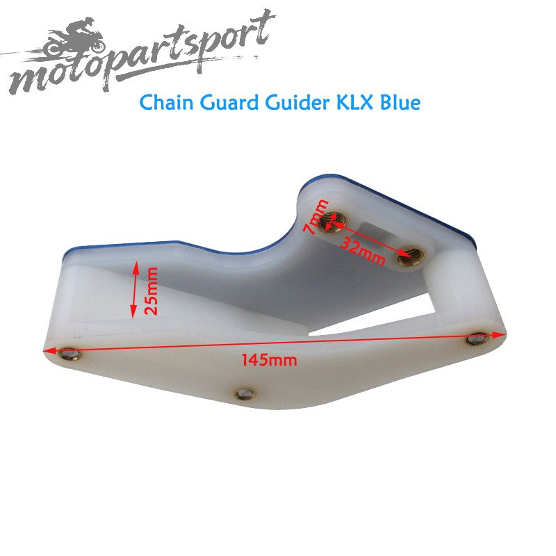 Chain Guard Guide KLX Blue For 110cc 125cc SSR Apollo Orion Pit Motard Dirt Bike Q