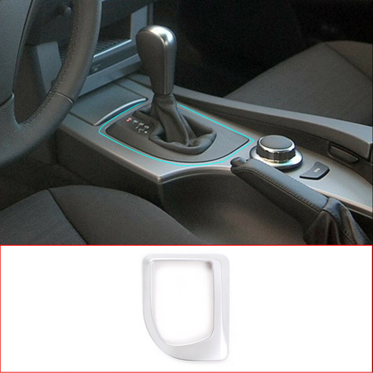Carbon fiber headlight switch decorative frame cover suitable for Fengyang ta Tundra 2014-2021 - v