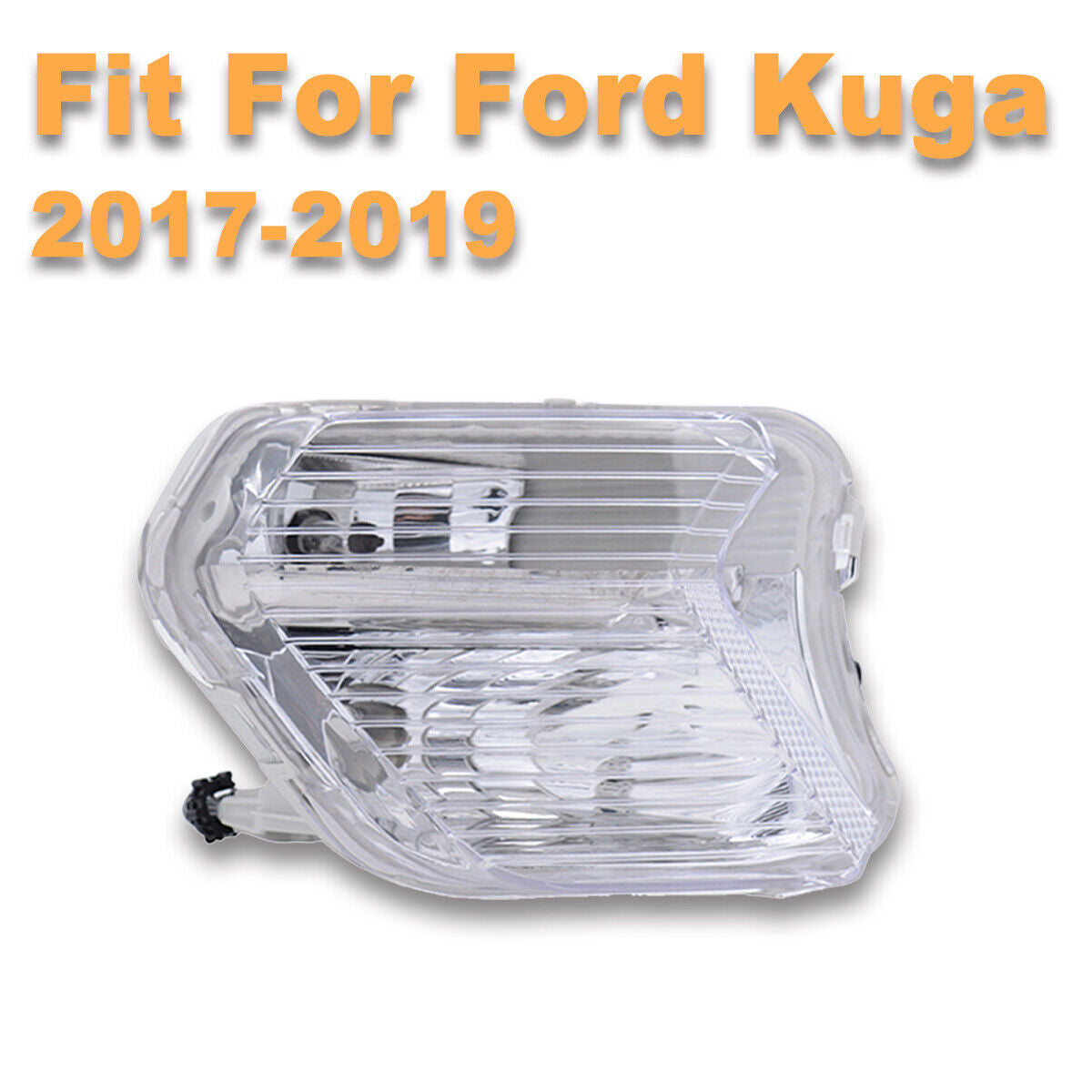 1Pcs Front Left Fog Driving Light Lamp Clear Lens for Ford Escape Kuga 2017-2019