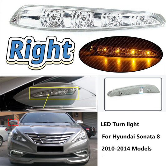 Right Rearview turn signal light Side Mirror Lamp for Hyundai Sonata 8 2010-2014 v