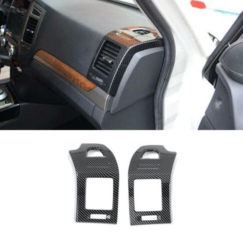 2X Front Side Air Outlet Vent Cover Trim for Mitsubishi Pajero Montero 2009-2021