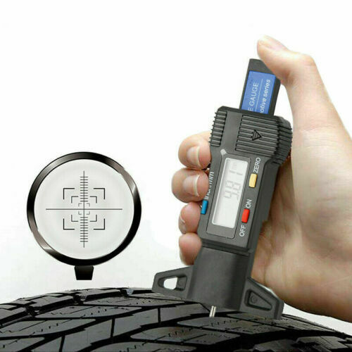 Tyre Gauge Tread Depth Gauge Depth Gauge Digital Caliper 0-25.4mm Q