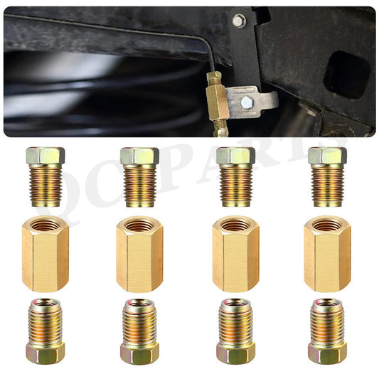 Suitable for 3/16 inch tubular brake line accessories and brass union kit automotive accessories 12 pieces