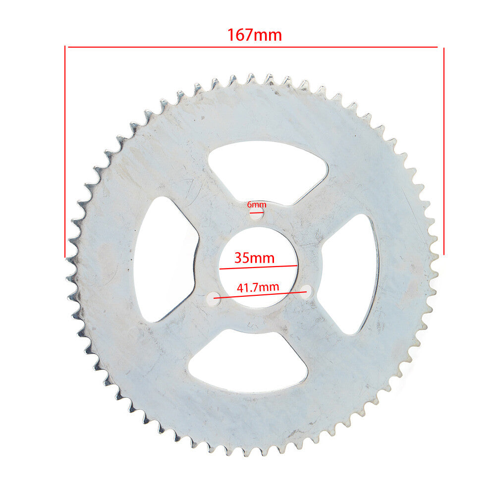 64T Rear Chain Sprocket For 47cc 49cc for Mini Moto ATV Quad Pocket Bike Scooter Q