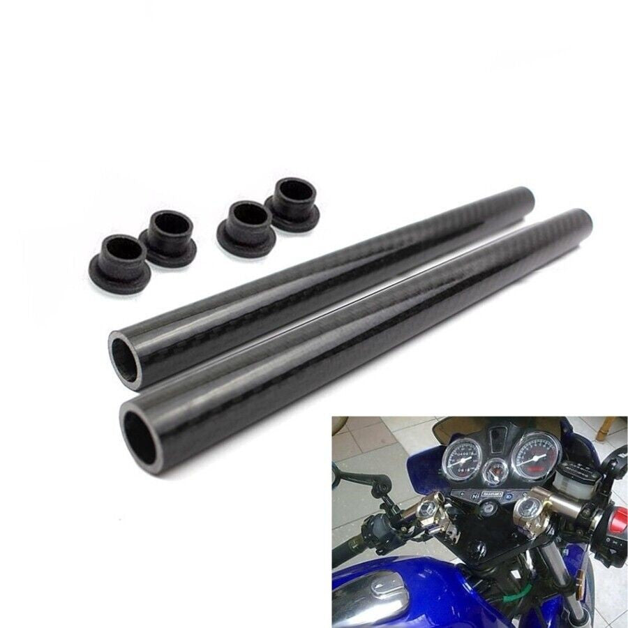 Universal Pair Clip Handle Bar Handlebars Grips Tube For Racing Sport Motorcycle Q