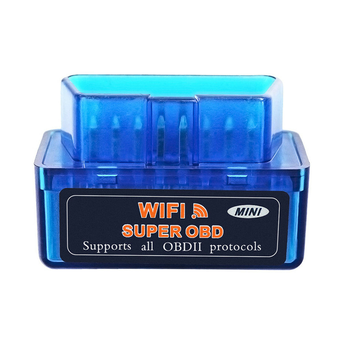 Car ELM327 WiFi Wireless OBD2 Scanner Code Reader Tool Work For Android IOS Blue