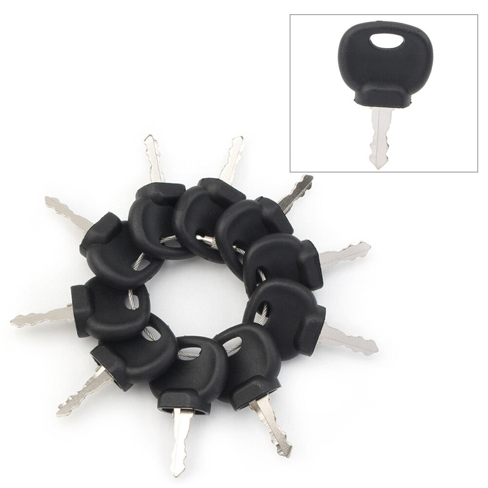 Ignition Keys 14707 14607 5755124 8035807 8U-9569 940451 Fit JCB Equipment 10PCS Q
