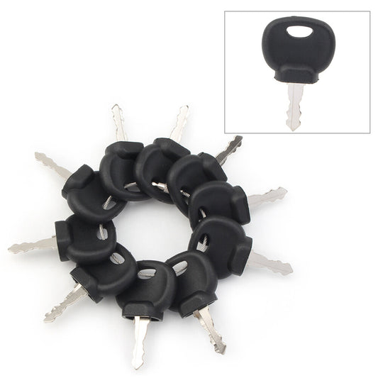 Ignition Keys 14707 14607 5755124 8035807 8U-9569 940451 Fit JCB Equipment 10PCS Q