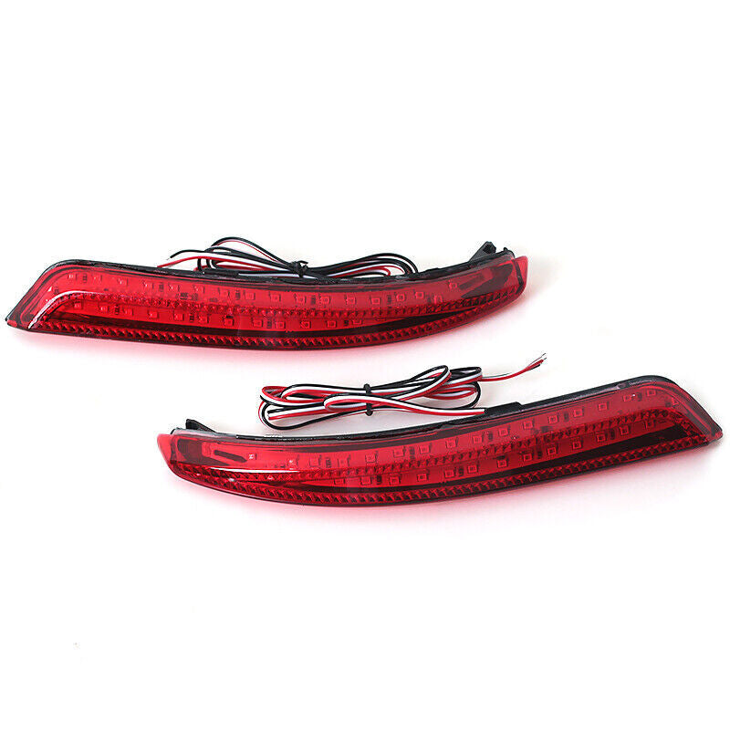 Rear bumper reflector brake lights are compatible with 2009-2011 for Nissan Almera Bluebird Sylphy models.