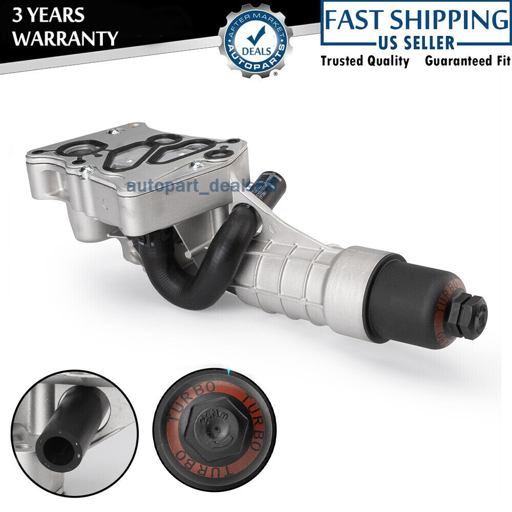 Aluminum Engine Oil Cooler Filter Housing for Benz SLK250 C250 1.8L 2012-2015 Q