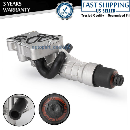 Aluminum Engine Oil Cooler Filter Housing for Benz SLK250 C250 1.8L 2012-2015 Q