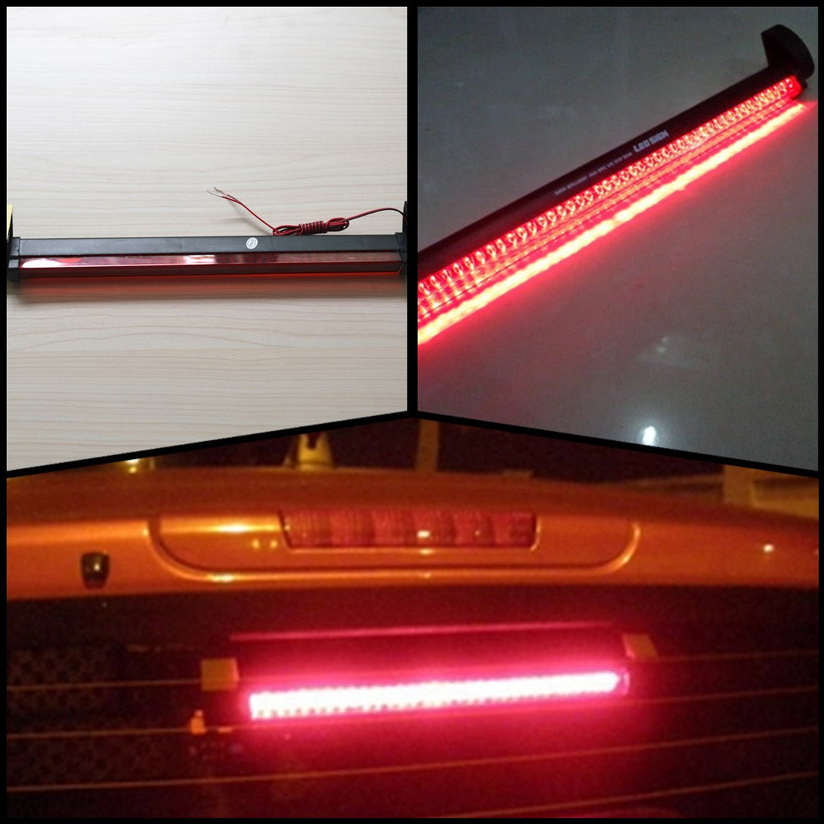 13.4 Inch 40 LED Third Brake Light Rear Tail Center High Mount 3rd Stop Lamp Car