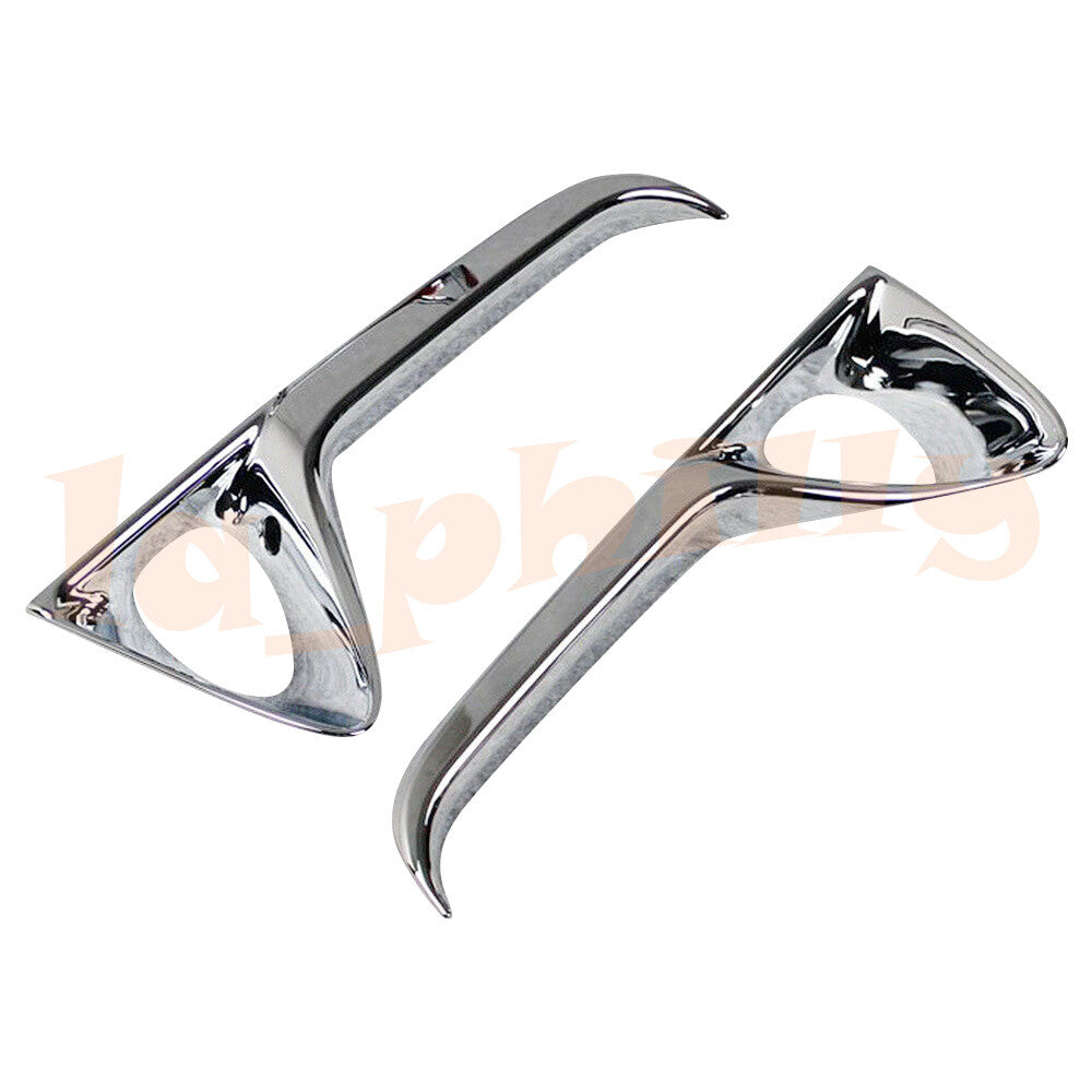 Front Fog Light Lamp Cover Trim Fit for Lexus RX350 2016 2017 2018 2019 Chrome