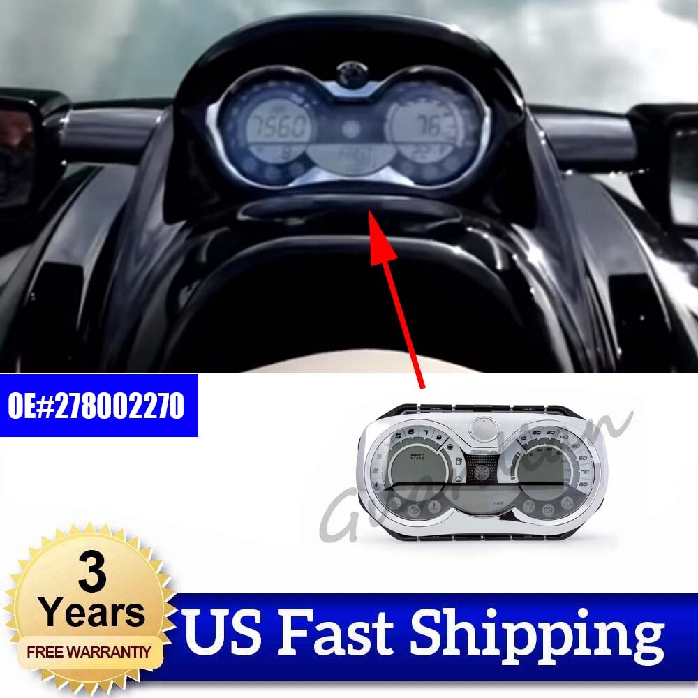 278002270 LCD BRP Speedometer Gauge Cluster For SeaDoo GTX 4-TEC LTD GTX WAKE
