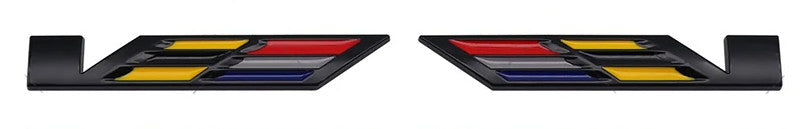 3-piece black sticker set for Alfa Romeo Multimedia Center console badges, Julia