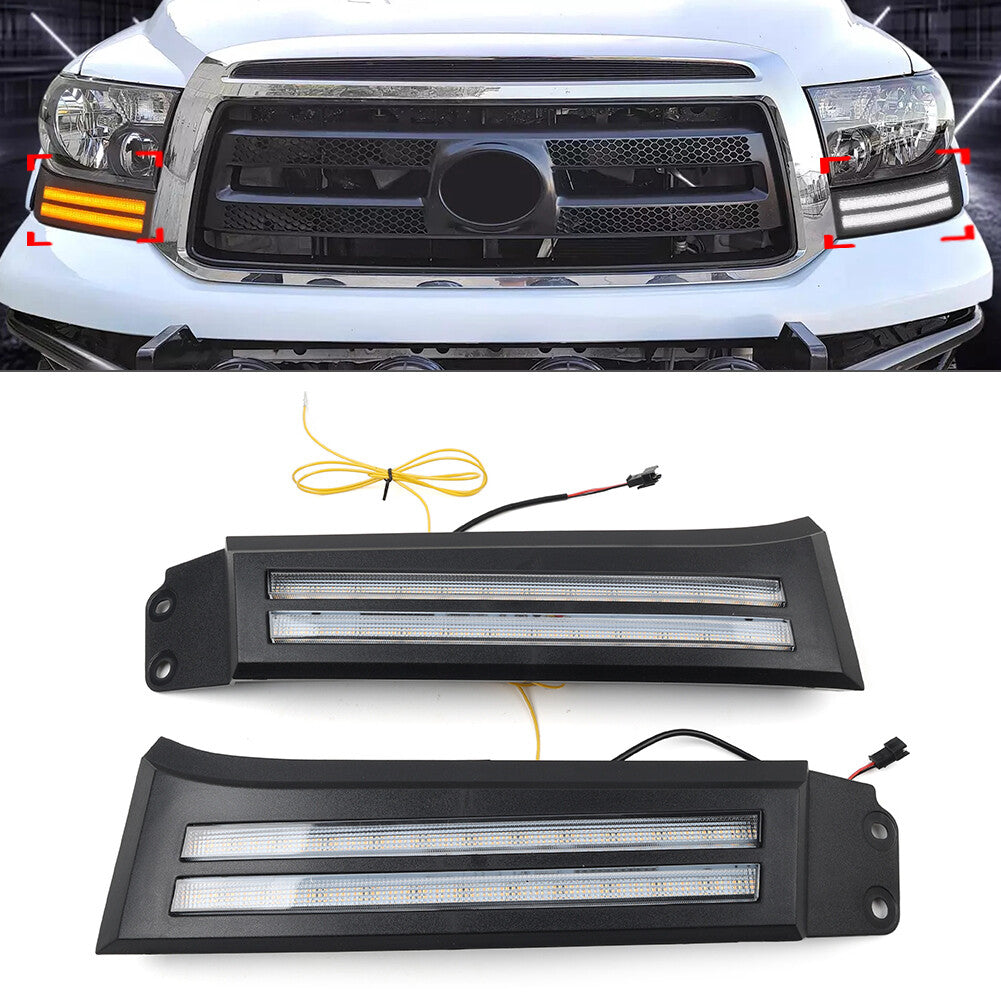 Daytime Running Light Turn Signal Lamp for Toyota Tundra Sequoia