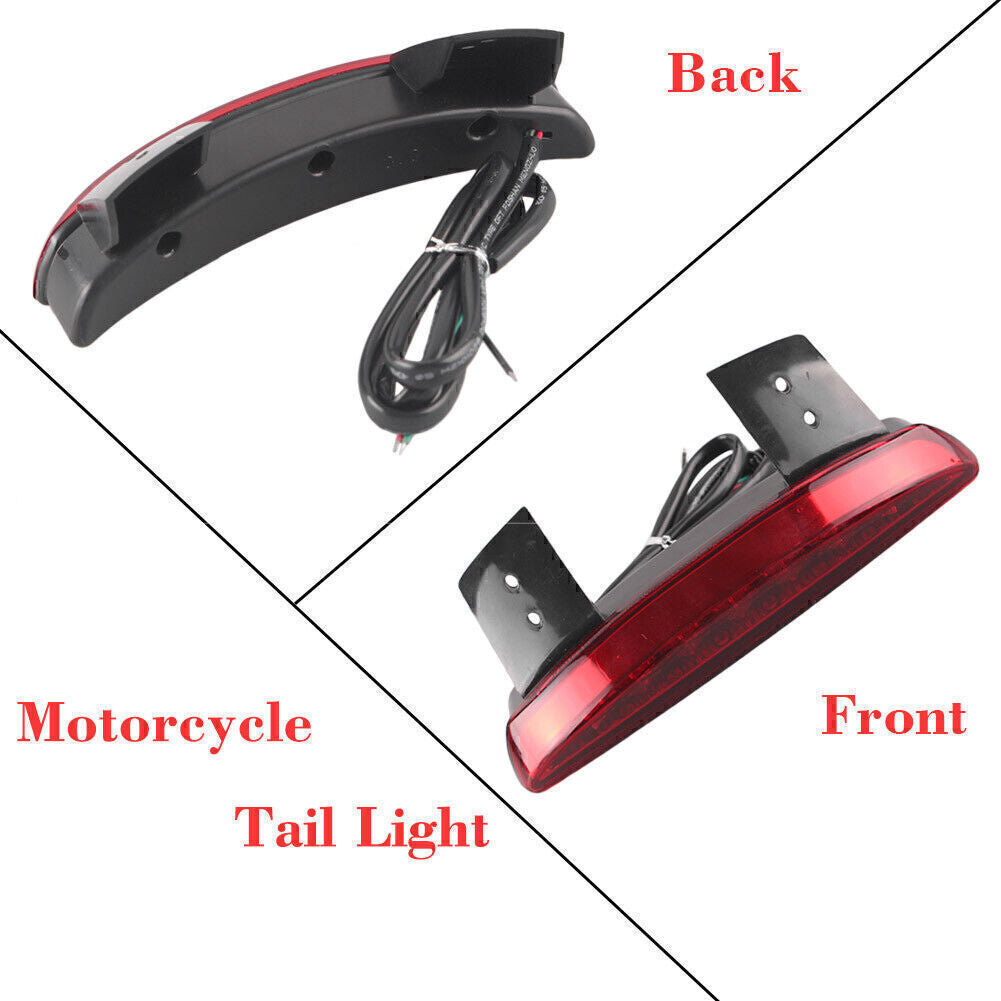 Motorcycle Red LED Taillight Fit for Harley 2008-2013 XL883N XL1200N Q