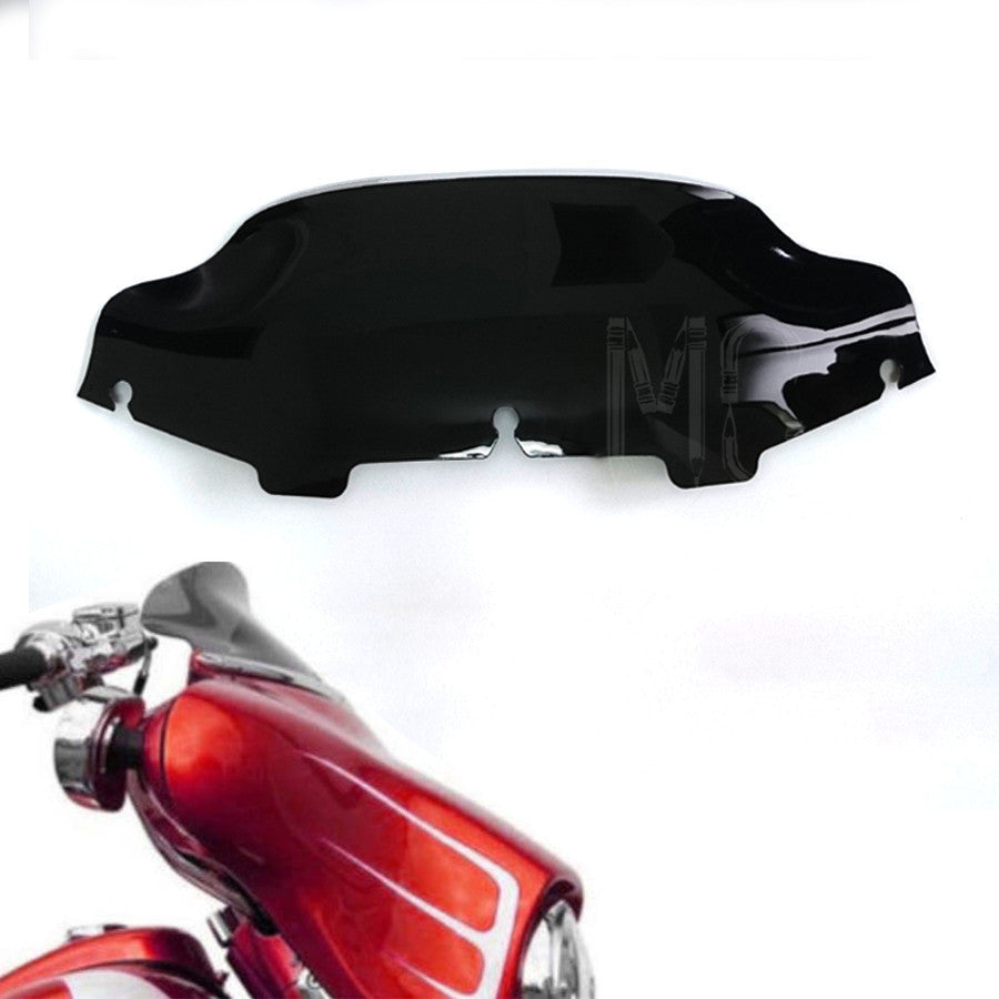 Black 6 Wave Windshield Windscreen for Harley FLHT FLHTC FLHX Touring 1996-2013 Q