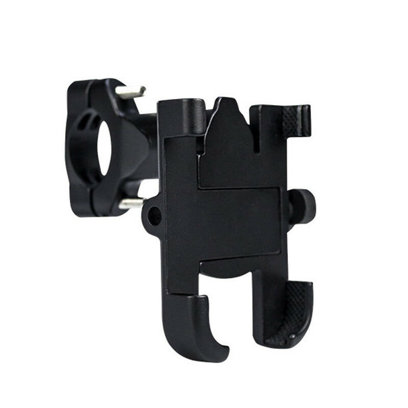 Motorcycle Phone Holder Handlebar Clip Stand Aluminum Mount Bracket 360 Rotating