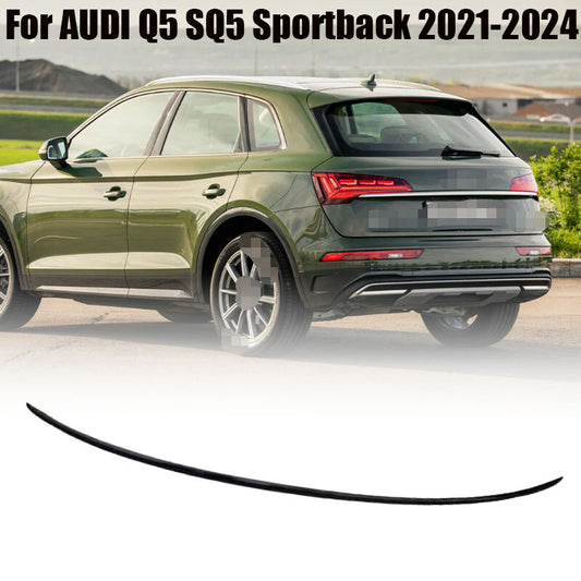 Glossy Black Trunk Lid Trim for Audi Q5 SQ5 Sportback 2021 - 2024