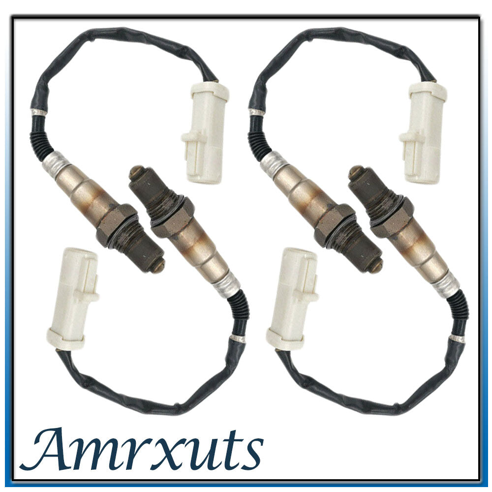 4-pack upstream + downstream oxygen sensors suitable for 2004-2006 4.2L 4.6L 5.4L n