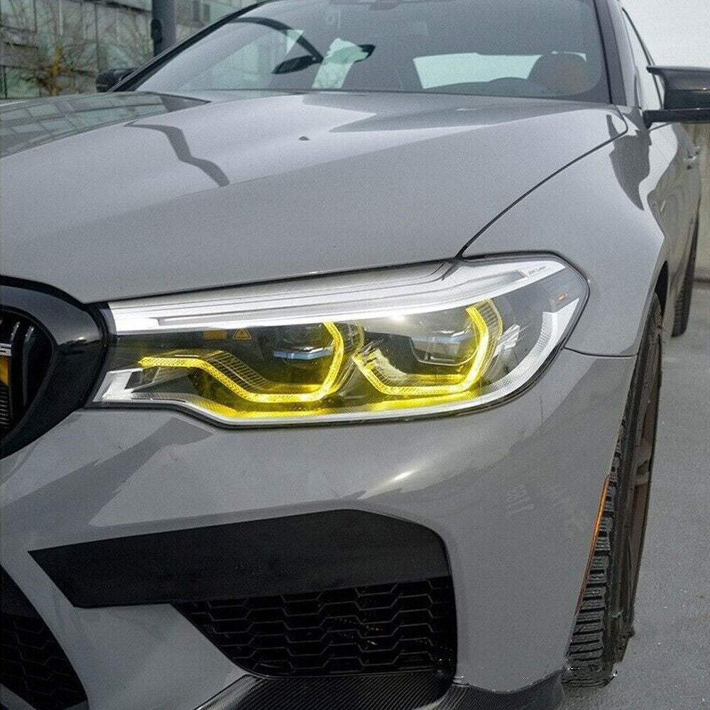 Yellow DRL LED Boards CLS Angel Eye for BMW G30 530i 540i F90 Adaptive headlight