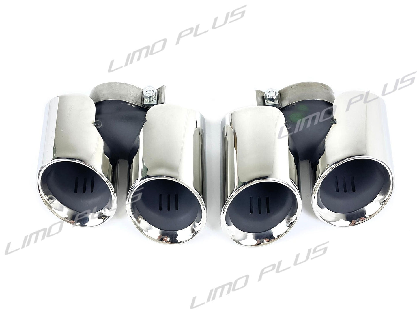 for Porsche for 911 Carrera 2011-2015 Chrome Exhaust Muffler Pipe Q