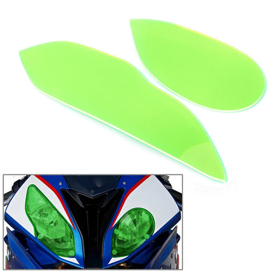 for BMW S1000RR 2015-18 Headlight Screen Cover Shield Guard Lens Protector Green