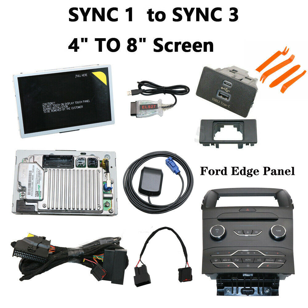 SYNC 1 to SYNC 3 4 to 8 Upgrade Kit 3.4V Carplay APIM Module for Ford Edge
