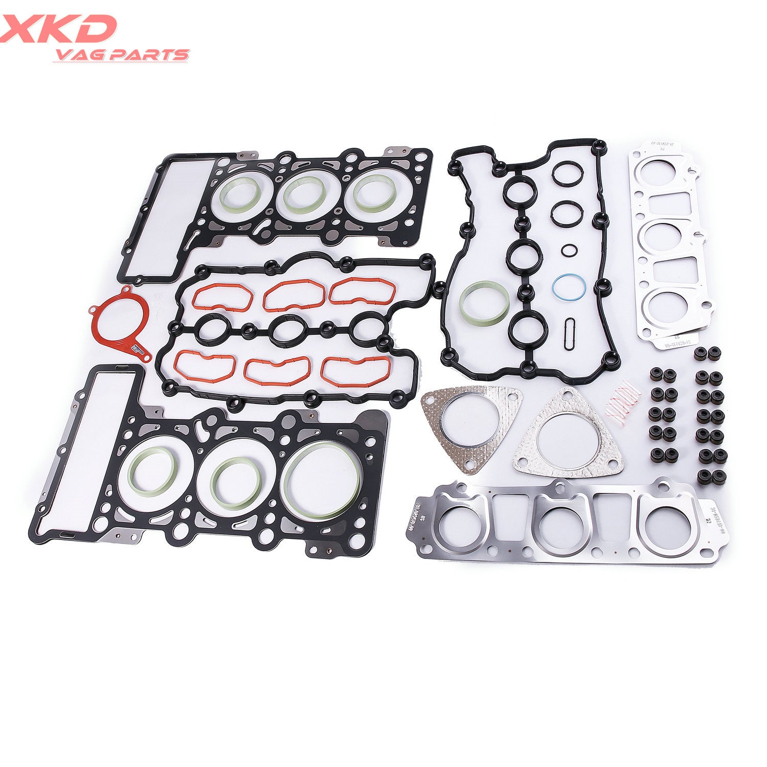 Engine Gaskets Rebuild Kit Fit for AUDI for A6 2.8L CCEA CCDA 06E 103 483 P Q