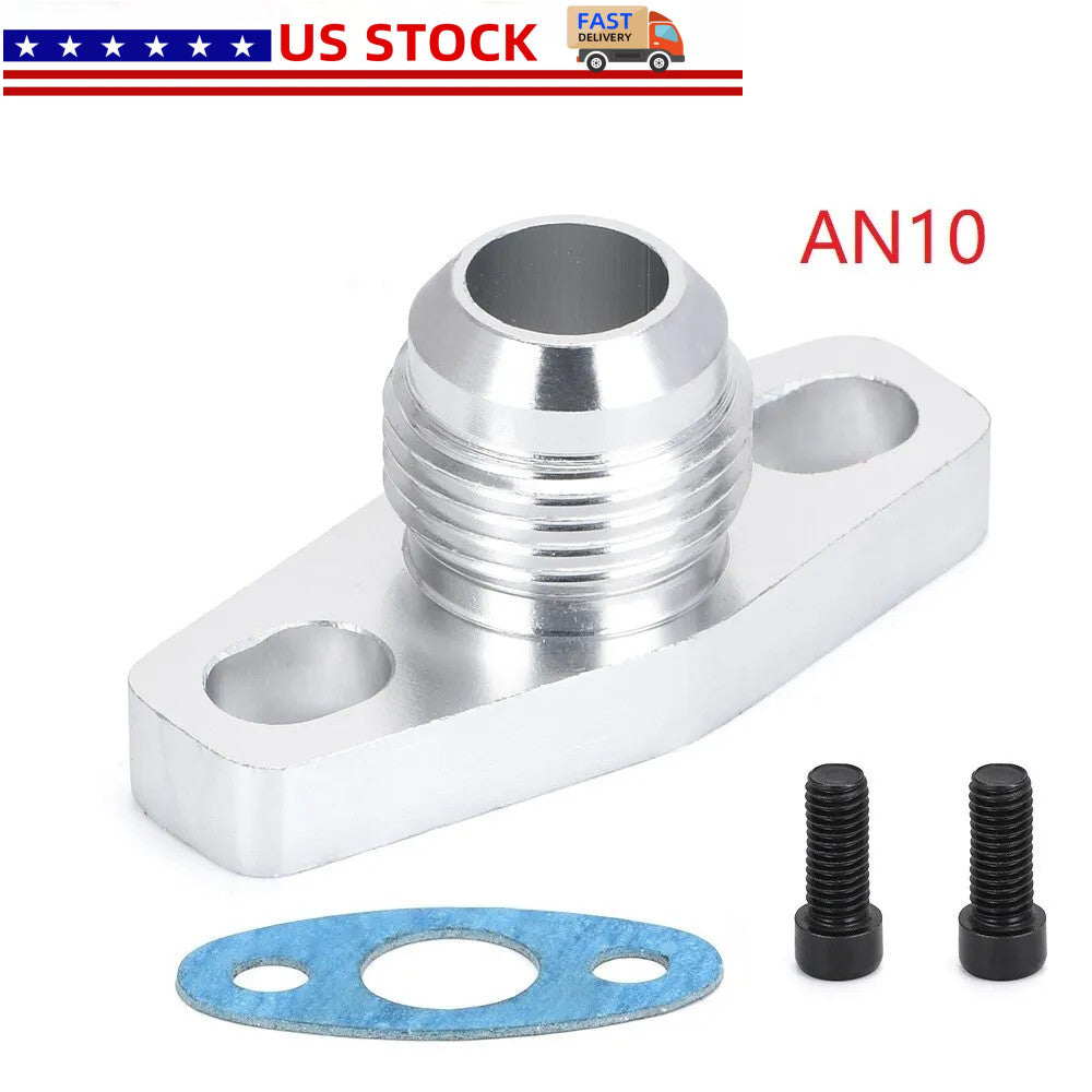 10-amp turbine drain socket flange adapter end fitting for T25 GT28 GT30 GT35