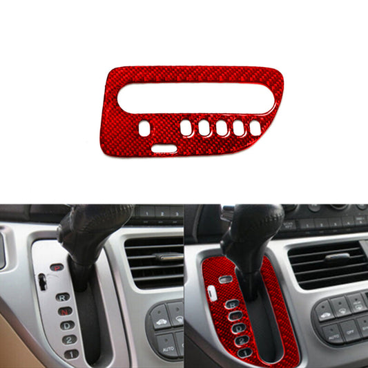 Red for Honda Odyssey Carbon Fiber Interior Rear Water Cupholder Cover Trim v