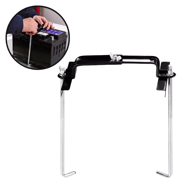 Adjustable Car Storage Battery Holder Stabilizer Metal Rack Mount Bracket 23cm
