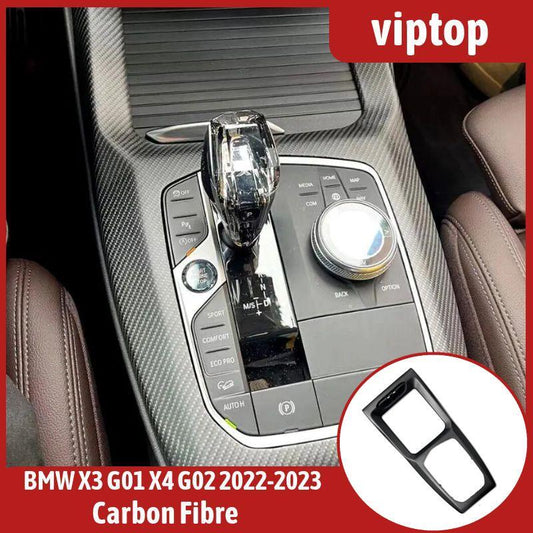for BMW X3 G01 X4 G02 22-23 Matte Carbon Center Console Gear Panel Cover Tirm 1x