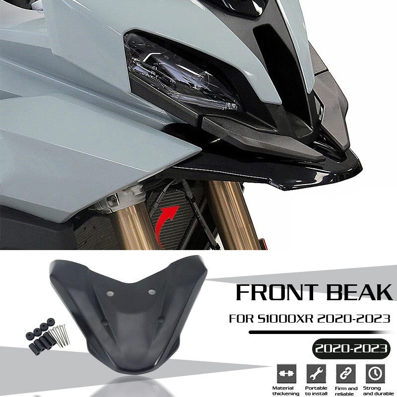 New Front Fender Beak Fairing Extension Wheel Cover for BMW S1000XR 2020-2023