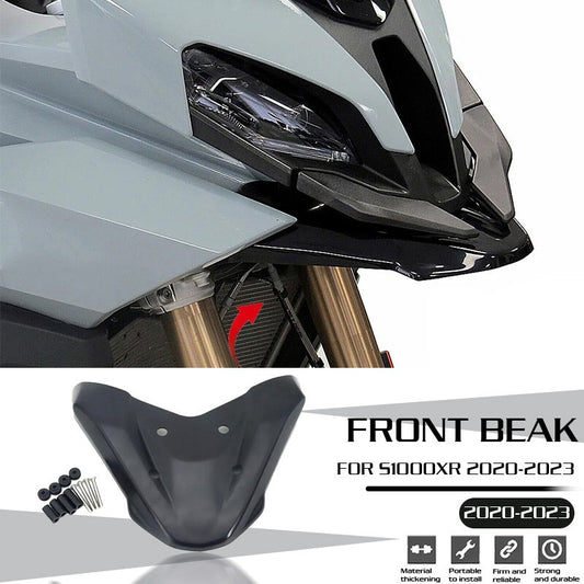 New Front Fender Beak Fairing Extension Wheel Cover for BMW S1000XR 2020-2023