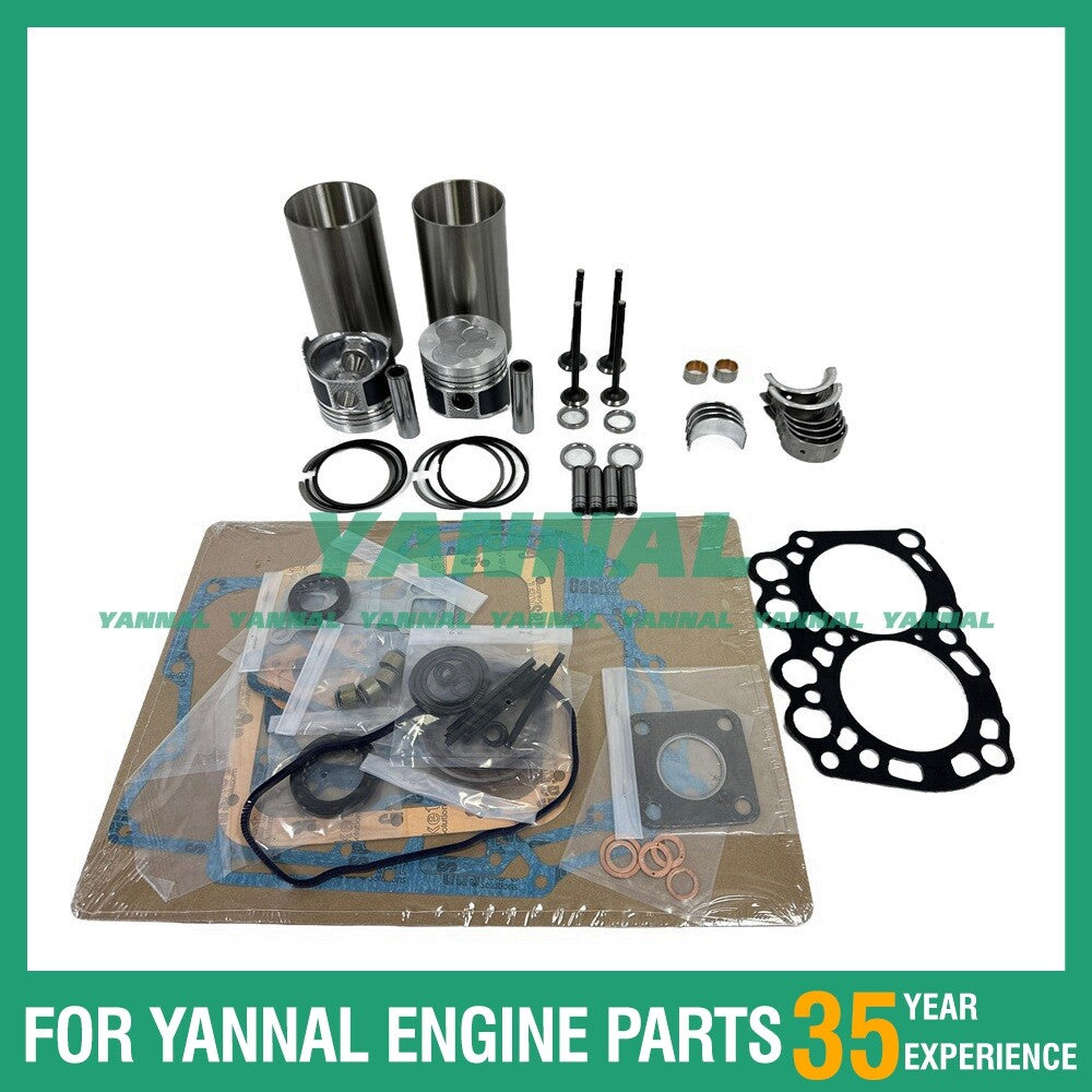 Repair kit with piston ring liner bearing valve gasket for L2C-